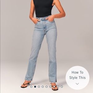 Abercrombie 90s straight leg jeans